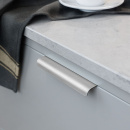 Profilgreb Lip - Børstet Rustfrit