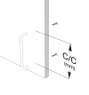 Profilgreb Lip - 120mm - Poleret Ubehandlet Messing