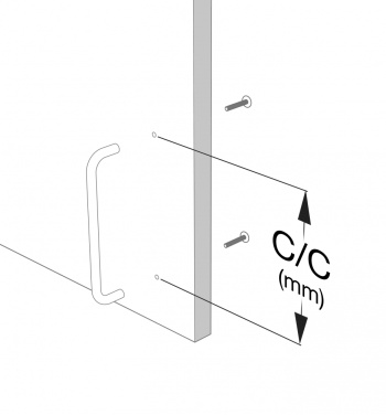 Profilgreb Lip - 120mm - Poleret Ubehandlet Messing