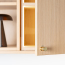 Knop Solo - 21mm - Poleret Messing