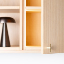 Knop T Petit - Poleret Messing