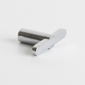 Knop T Flow - Poleret Krom