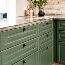 Knop Manor Rund - Antik Messing