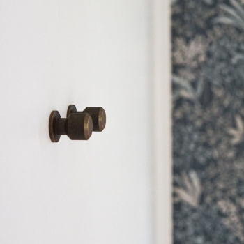 Knop Manor Rund - Antik Messing
