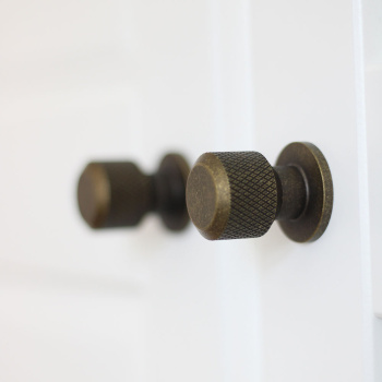Knop Manor Rund - Antik Messing