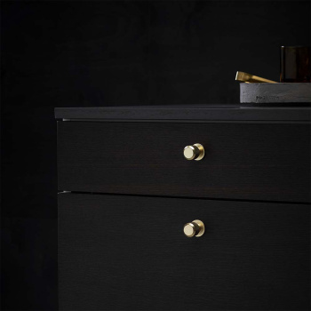 Knop Manor Rund - Guld