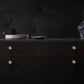 Knop Manor Rund - Guld