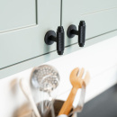 Knop T Riff - Mat Sort