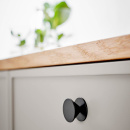 Knop Orbit - 35mm - Mat Sort