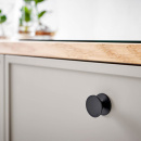 Knop Orbit - 35mm - Mat Sort