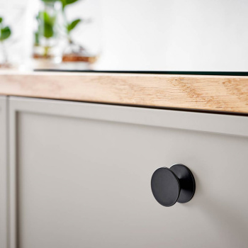Knop Orbit - 35mm - Mat Sort