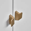 Knop Envelope - 32mm - Børstet Messing