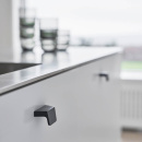 Knop Envelope - 32mm - Børstet Sort