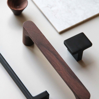 Knop Transit - 16mm - Mat Sort