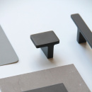 Knop Transit - 16mm - Mat Sort