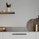 Greb Bond - Mørkbejset Eg/Børstet Messing