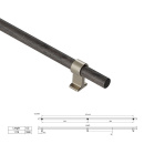 Greb Bond - Mørkbejset Eg/Børstet Messing