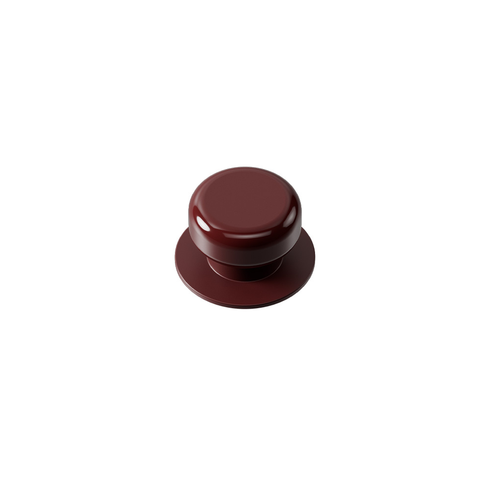 Knop Colette - 50mm - Glossy Maroon Red