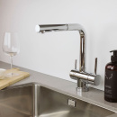 Blandingsbatteri London - Udtrækkeligt Mundstykke - Krom