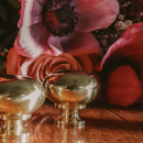 Knop 7638 - Poleret Messing