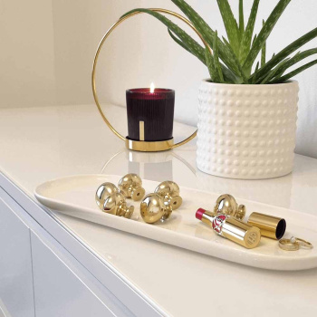 Knop 7638 - Poleret Messing