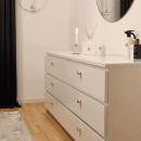 Knop 7638 - Poleret Messing