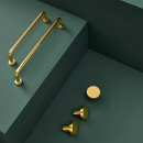 Knop 2078 - Poleret Messing