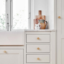 Knop 2078 - Poleret Messing