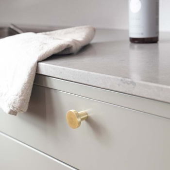 Knop 2078 - Børstet Messing