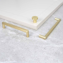 Knop 2078 - Børstet Messing