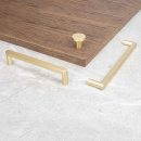 Knop 2078 - Børstet Messing