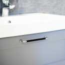 Greb Lounge - 160mm - Krom/Sort Læder