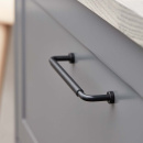 Greb Lounge - 160mm - Sort/Sort Læder