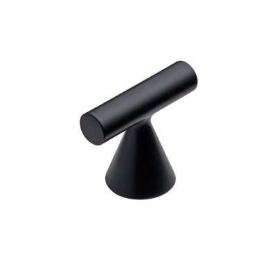 Knop T Delta - Mat Sort i gruppen Knopper / Vis alle knopper / T-Knopper hos Beslag Online (370149-11)