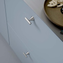 Knop T Delta - Mat Sort