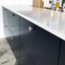 Knop Plato - Rustfrit Stål Finish