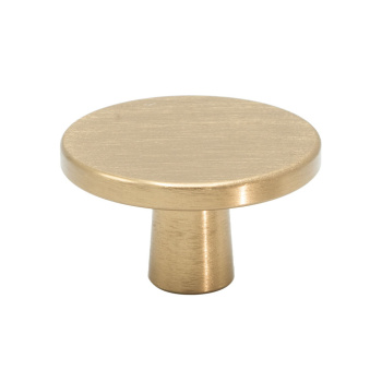 Knop Plato - Børstet Messing