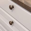 Knop Duke - Antik Messing