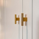 Knop T Graf Mini - Messing