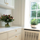 Knop Jubilee - 28mm - Ubehandlet Messing