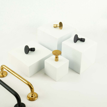 Knop Jubilee - 28mm - Ubehandlet Messing