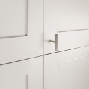 Knop T Rille Mini - Rustfrit Look