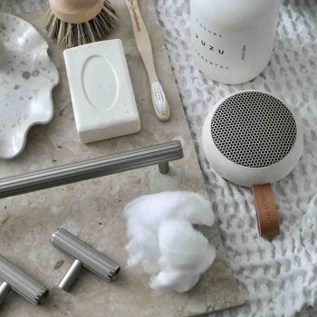 Knop T Rille - Rustfrit Look