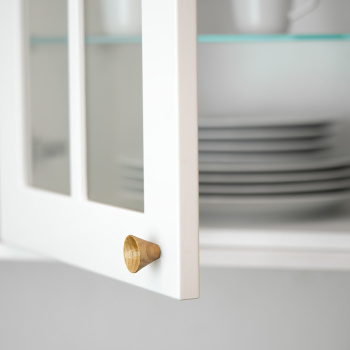 Knop Conic - 29mm - Egetræ