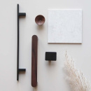 Knop Conic - 29mm - Valnød