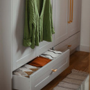 Knop T Arpa - Børstet Messing