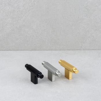 Knop T Arpa - Børstet Messing