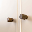 Knop Arpa/Bagplade - Antik Messing