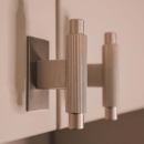 Knop T Arpa/Bagplade - Rustfrit Look