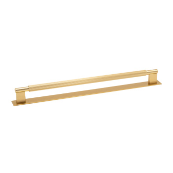 Greb Arpa/Bagplade - 320mm - Børstet Messing